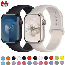 Sillicone band apple smart watch strap